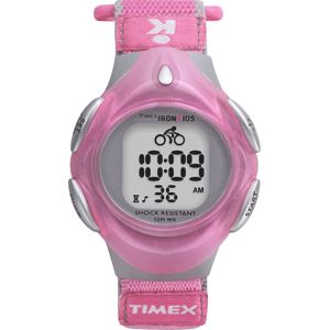 Timex Iron Kids Sports Watch Pink Silver T7B211