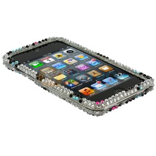  +Colorful Leopard Bling Case Cover Combo For iPod Touch 4th Gen 4G 4