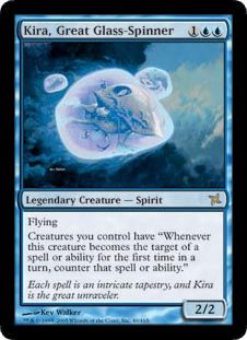 Kira Great Glass Spinner Betrayers MTG Magic Blue RARE 1x X1