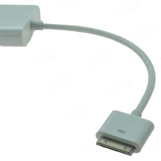  Dock Connector to VGA Adapter Conveter Extention for iPad