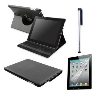 iPad 2 360 Rotating Magnetic Leather Case Smart Cover Screen Protector