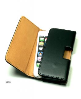  Horizontal Pouch Holster with Belt Clip Case for iPhone 5 U922A