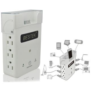 BESTEK AC Wall charger USB adapter iphone home charging station mobile