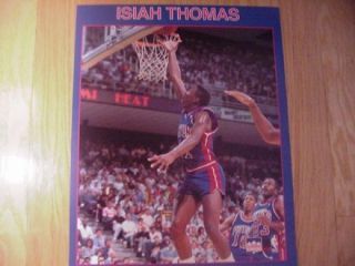 Isiah Thomas Detroit Pistons Original Poster 1989