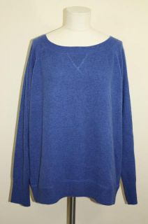 JCrew Cashmere Isabel Sweatshirt Sweater Pullover New $248 Heather