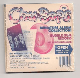 New Mint The Isley Brothers Chu Bop 20 Miniature Collectible Gum Album