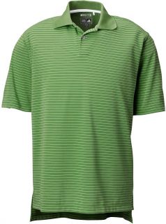 Adidas Golf Mens ClimaLite Tech Pencil Stripe Polo Shirt A60