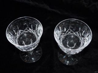 Pair Waterford Irish Crystal Lismore Liquor Cocktail Glass 8 Available