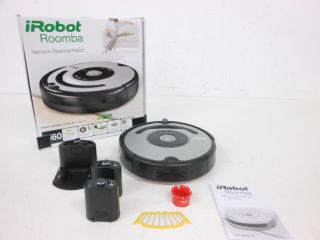 iRobot 560 Roomba Vacuuming Robot Black and Silver