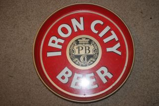 Iron City Vintage Beer Tray 1950S
