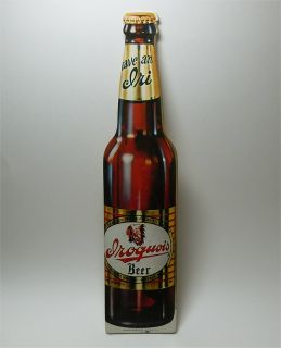 Vtg Iroquois Beer 11 Cardboard Advertising Beer Bottle Sign Have An