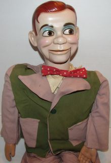 Juro Jerry Mahoney Head Stick Ventriloquist Dummy in Box Paul Winchell