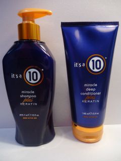 Its Its A 10 Leave in Hair Miracle Shampoo Deep Conditioner Plus