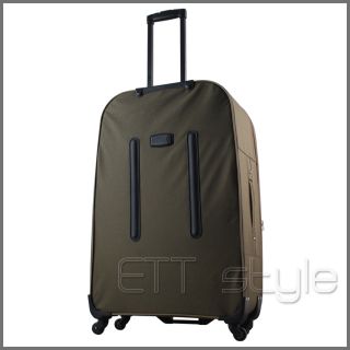  Expandable Brown Spinner Rolling Suitcase Luggage Set Carry On