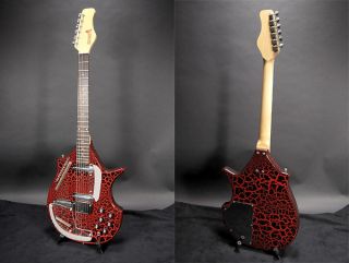 Used Jerry Jones Electric Sitar Red 316640305