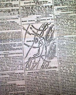 IUKA Corinth MS New Market & Mount Jackson VA MAPS 1862 Civil War Old