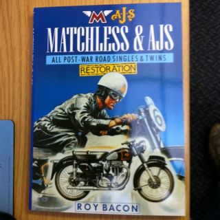 Matchless AJS Restoration Book Roy Bacon