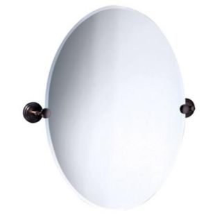 Gatco Marina Oiled Bronze Oval 26 1/2 High Tilt Wall Mirror   #R0666
