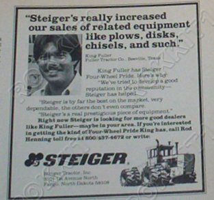 1981 Steiger Tractor Ad