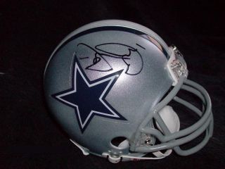 Jerry Jones Signed Dallas Cowboys Mini Helmet COA