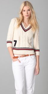 Juicy Couture Preppy Cable Knit Pullover
