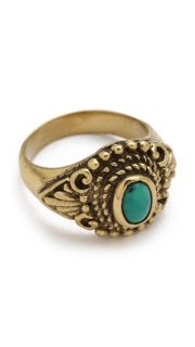 SunaharA Malibu Turquoise Eye Mid Knuckle Ring