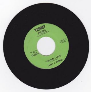  Northern Soul Mod Rocker 45 LARRY J. GREENE The Girl I Love TAMMY 1036