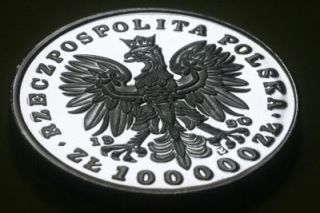 large Silver Proof Pilsudski, Kosciuszko, Chopin 100,000 zlotych