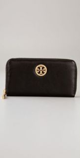 Tory Burch Leather Zip Continental Wallet