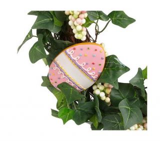  SPRING Easter Egg, Cookie, Bunny and Ivy Wreath DOOR DECOR by VALERIE
