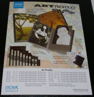 Itoya IA 12 A3 Presentation Display Book Profolio 11 75x16 5 24 Sleeve