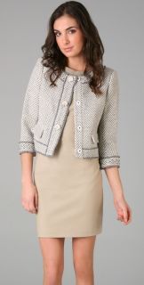 Juicy Couture 3/4 Sleeve Check Jacket