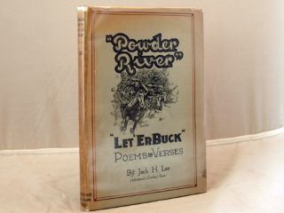 Jack Lee Signed First Edition Printing Powder River Leslie White