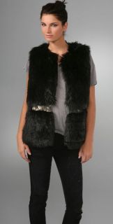 Gryphon Glam Rock Faux Fur Vest