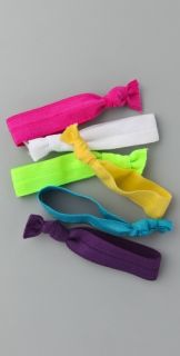 Bop Bijoux Solid Neon Hair Tie Set