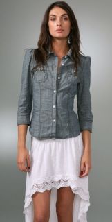 Juicy Couture Chambray Western Shirt
