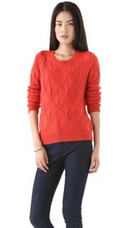 Madewell Megan Cable Pullover