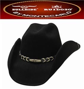 New Montecarlo Bullhide Montana Wool Western Cowboy Hat Classic AAA