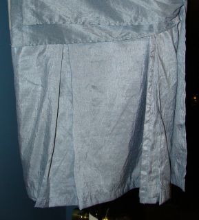 New J C Penney  Home Collection Blue Shimmer Full Bed Skirt
