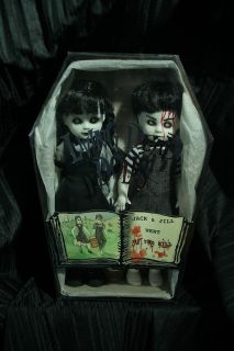 Living Dead Dolls Jack & Jill Black and White Version SDCC LDD