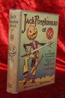 Jack Pumpkinhead of oz Ruth Thompson Frank Baum RARE