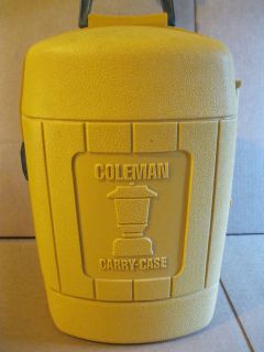Vintage Coleman Lantern Case Gold Great Condition 220s 275S