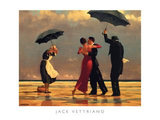 The Singing Butler Jack Vettriano Love Umbrella Print