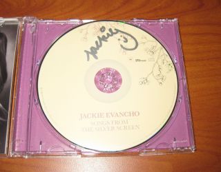 Jackie Evancho Signed Songs from The Silver Screen CD Proof Americas