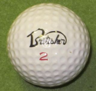 Signature Britisher Tony Jacklin Golf Ball 1 62