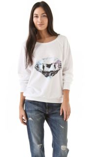 Wildfox Diamond Velour Sweatshirt