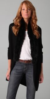 Joie Trevista Sweater with Fur Trim