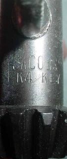 Jacobs K4 Drill Key Fits Jacobs 3 4 Chuck F19KD New