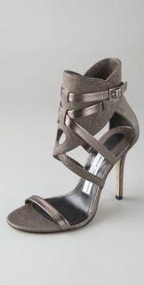 Camilla Skovgaard Metallic Ankle Cuff Sandals