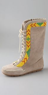 House of Harlow 1960 Misha Beaded Moccasin Boots